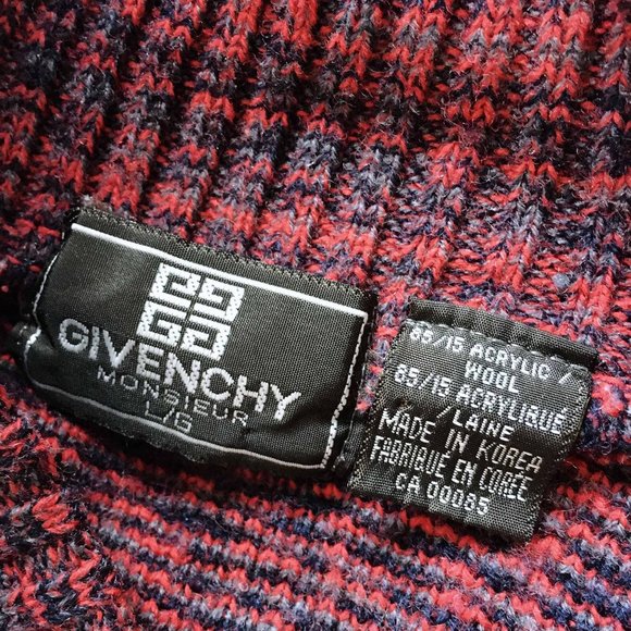 ⚡️SOLD⚡️ Vintage Givenchy Monsieur wool-bl sweater - Picture 7 of 7